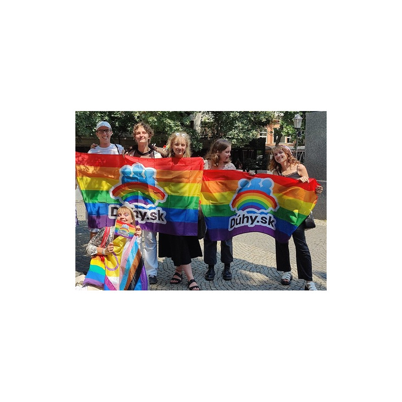 Veľká dúhová vlajka Dúhy.sk